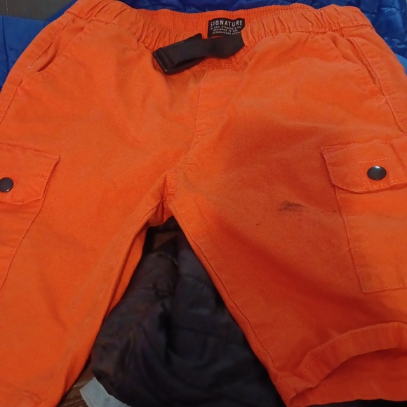 Boys clothes Orange Shorts L. JACKET-12-14 - Picture 1 of 4